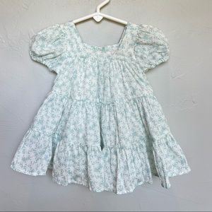 Baby Gap Baby Girl 3-6mo Mint Green Floral Dress